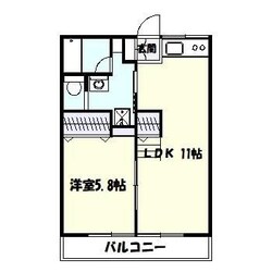 コーポさつきの物件間取画像